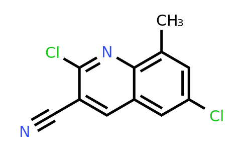 CAS 948291-60-9 | 2,6-Dichloro-8-methylquinoline-3-carbonitrile
