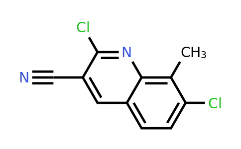 CAS 948291-65-4 | 2,7-Dichloro-8-methylquinoline-3-carbonitrile