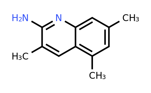CAS 948291-70-1 | 2-Amino-3,5,7-trimethylquinoline