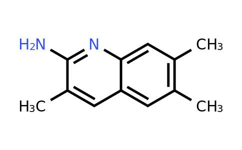 CAS 948291-80-3 | 2-Amino-3,6,7-trimethylquinoline