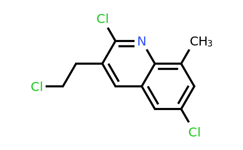 CAS 948291-86-9 | 3-(2-Chloroethyl)-2,6-dichloro-8-methylquinoline