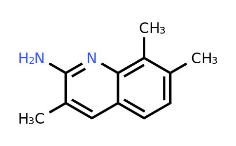 CAS 948291-95-0 | 2-Amino-3,7,8-trimethylquinoline