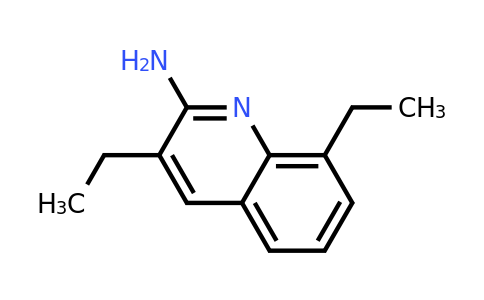 CAS 948292-00-0 | 2-Amino-3,8-diethylquinoline