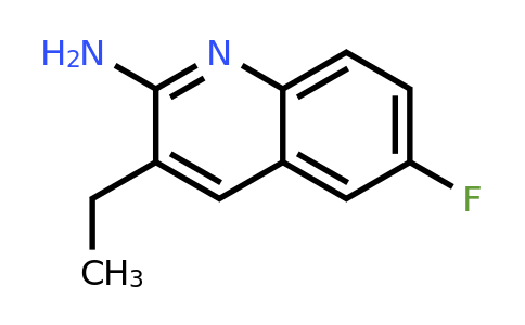 CAS 948292-11-3 | 2-Amino-3-ethyl-6-fluoroquinoline