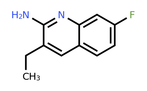 CAS 948292-27-1 | 2-Amino-3-ethyl-7-fluoroquinoline