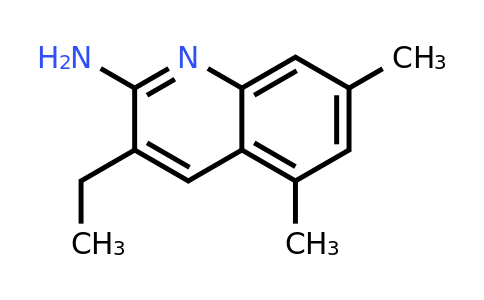 CAS 948292-37-3 | 2-Amino-5,7-dimethyl-3-ethylquinoline
