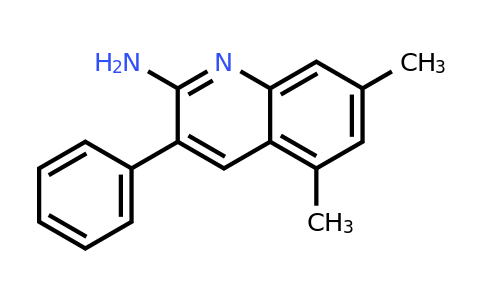 CAS 948292-42-0 | 2-Amino-5,7-dimethyl-3-phenylquinoline