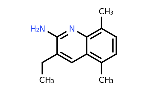 CAS 948292-52-2 | 2-Amino-5,8-dimethyl-3-ethylquinoline
