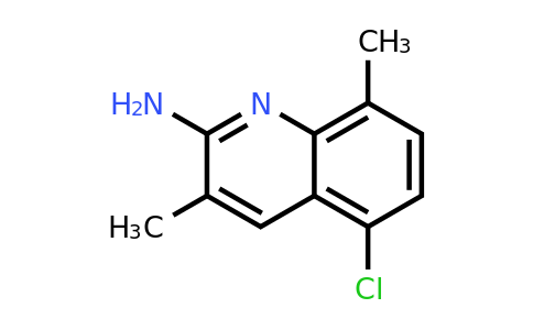 CAS 948292-67-9 | 2-Amino-5-chloro-3,8-dimethylquinoline