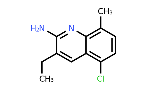 CAS 948292-72-6 | 2-Amino-5-chloro-3-ethyl-8-methylquinoline