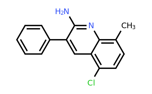 CAS 948292-77-1 | 2-Amino-5-chloro-8-methyl-3-phenylquinoline