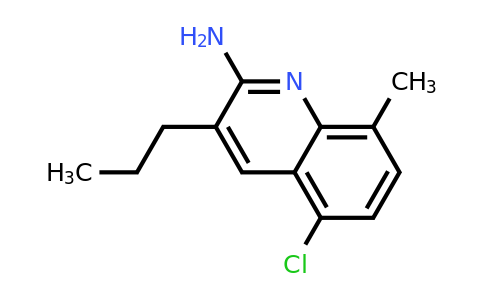 CAS 948292-82-8 | 2-Amino-5-chloro-8-methyl-3-propylquinoline