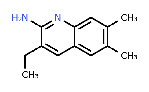 CAS 948292-87-3 | 2-Amino-6,7-dimethyl-3-ethylquinoline