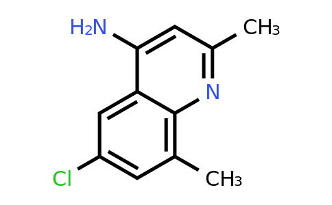 CAS 948293-04-7 | 4-Amino-6-chloro-2,8-dimethylquinoline