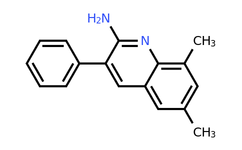 CAS 948293-07-0 | 2-Amino-6,8-dimethyl-3-phenylquinoline