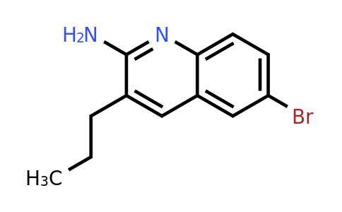 CAS 948293-24-1 | 2-Amino-6-bromo-3-propylquinoline