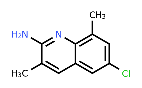 CAS 948293-28-5 | 2-Amino-6-chloro-3,8-dimethylquinoline