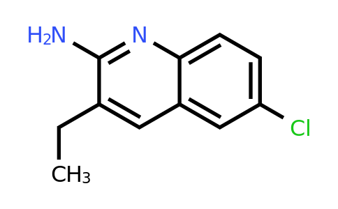 CAS 948293-36-5 | 2-Amino-6-chloro-3-ethylquinoline