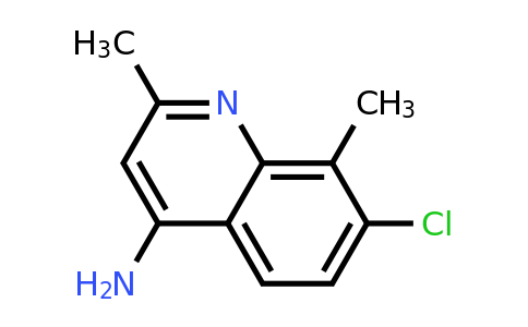 CAS 948293-37-6 | 4-Amino-7-chloro-2,8-dimethylquinoline