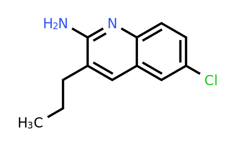 CAS 948293-44-5 | 2-Amino-6-chloro-3-propylquinoline