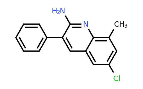 CAS 948293-48-9 | 2-Amino-6-chloro-8-methyl-3-phenylquinoline