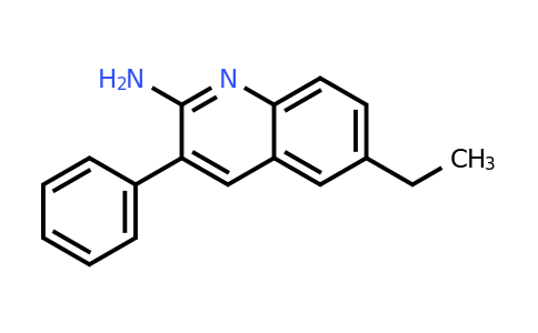 CAS 948293-68-3 | 2-Amino-6-ethyl-3-phenylquinoline