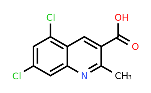 CAS 948293-69-4 | 5,7-Dichloro-2-methylquinoline-3-carboxylic acid