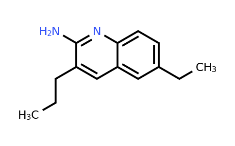 CAS 948293-71-8 | 2-Amino-6-ethyl-3-propylquinoline