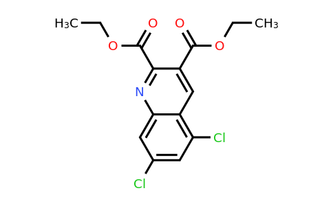 CAS 948293-80-9 | 5,7-Dichloroquinoline-2,3-dicarboxylic acid diethyl ester