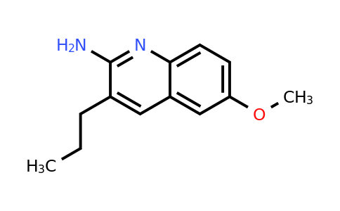 CAS 948293-81-0 | 2-Amino-6-methoxy-3-propylquinoline