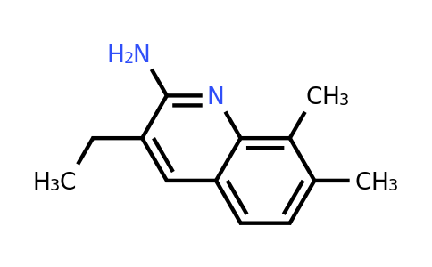 CAS 948293-90-1 | 2-Amino-7,8-dimethyl-3-ethylquinoline