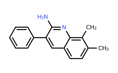 CAS 948293-93-4 | 2-Amino-7,8-dimethyl-3-phenylquinoline