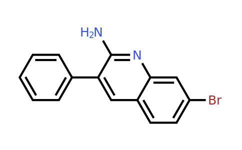 CAS 948293-99-0 | 2-Amino-7-bromo-3-phenylquinoline
