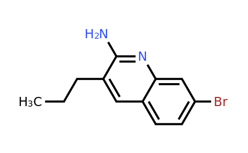 CAS 948294-02-8 | 2-Amino-7-bromo-3-propylquinoline