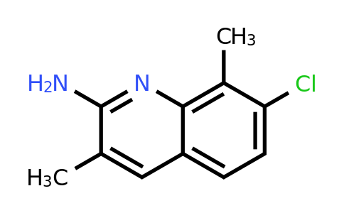 CAS 948294-05-1 | 2-Amino-7-chloro-3,8-dimethylquinoline