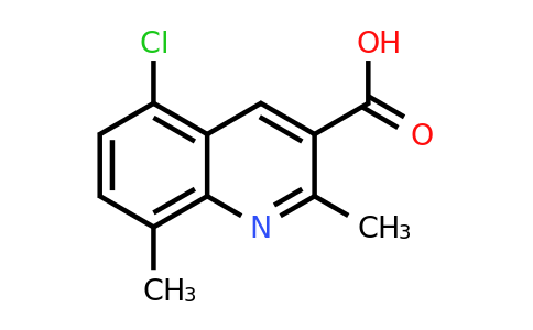 CAS 948294-07-3 | 5-Chloro-2,8-dimethylquinoline-3-carboxylic acid