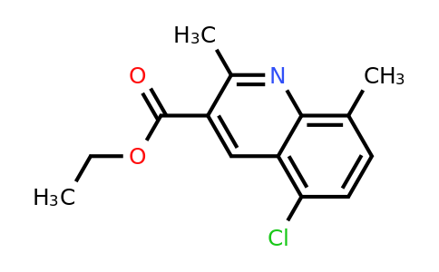 CAS 948294-10-8 | 5-Chloro-2,8-dimethylquinoline-3-carboxylic acid ethyl ester