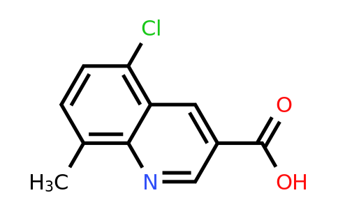 CAS 948294-24-4 | 5-Chloro-8-methylquinoline-3-carboxylic acid