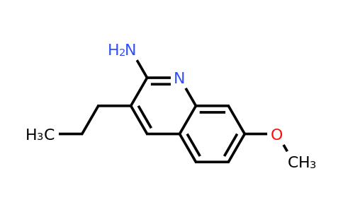 CAS 948294-25-5 | 2-Amino-7-methoxy-3-propylquinoline