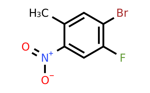 CAS 948294-26-6 | 1-bromo-2-fluoro-5-methyl-4-nitro-benzene