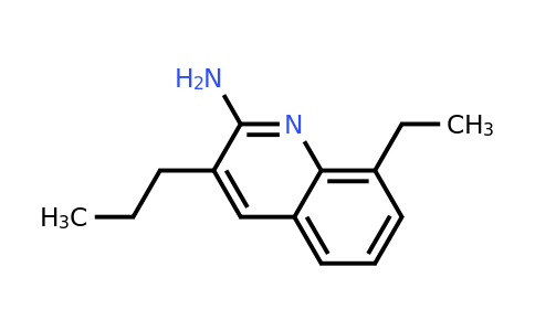 CAS 948294-34-6 | 2-Amino-8-ethyl-3-propylquinoline