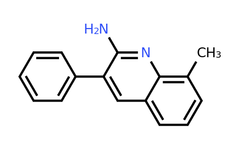 CAS 948294-37-9 | 2-Amino-8-methyl-3-phenylquinoline