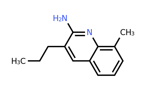CAS 948294-40-4 | 2-Amino-8-methyl-3-propylquinoline