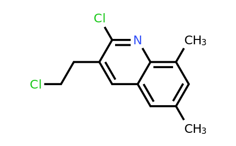 CAS 948294-43-7 | 2-Chloro-3-(2-chloroethyl)-6,8-dimethylquinoline