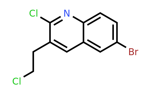 CAS 948294-46-0 | 2-Chloro-3-(2-chloroethyl)-6-bromoquinoline