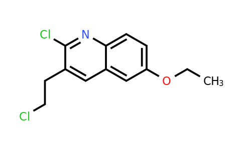 CAS 948294-49-3 | 2-Chloro-3-(2-chloroethyl)-6-ethoxyquinoline