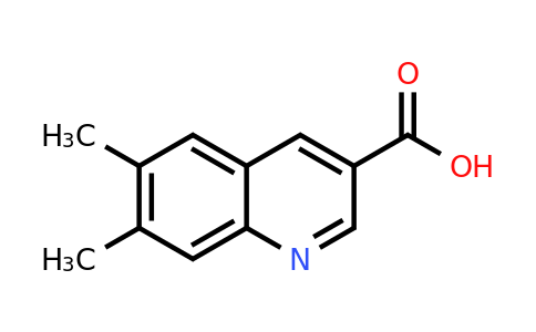 CAS 948294-50-6 | 6,7-Dimethylquinoline-3-carboxylic acid