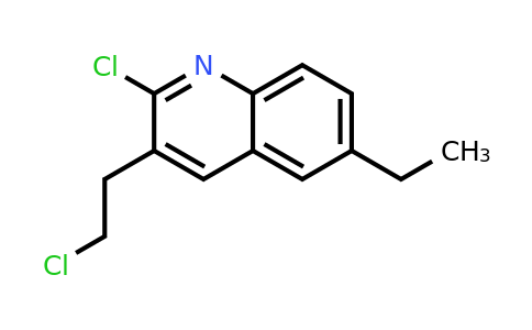 CAS 948294-51-7 | 2-Chloro-3-(2-chloroethyl)-6-ethylquinoline