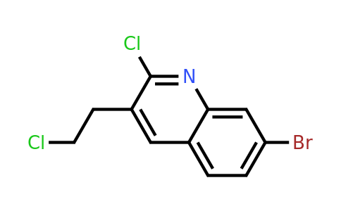 CAS 948294-53-9 | 2-Chloro-3-(2-chloroethyl)-7-bromoquinoline
