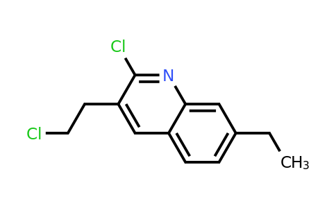 CAS 948294-55-1 | 2-Chloro-3-(2-chloroethyl)-7-ethylquinoline